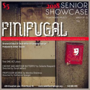Finifugal: Two One-Act Plays @ Selah Theatre Project