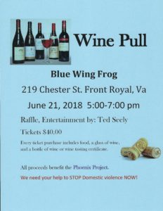 Annual Wine Pull @ Blue Wing Frog