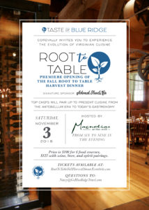 Root To Table @ Magnolias at the Mill
