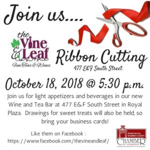 Vine & Leaf Ribbon Cutting Ceremony @ The Vine & Leaf