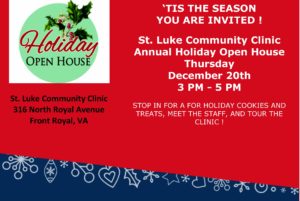 St. Luke Community Clinic Annual Holiday Open House @ St. Luke Community Clinic