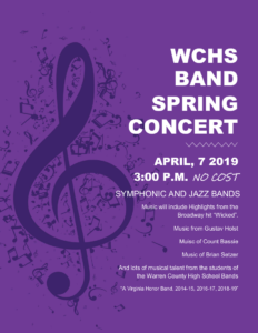 Warren County High School Band Spring Concert @ Warren County High School