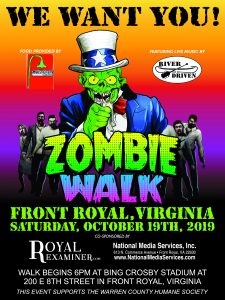 7th Annual Front Royal Zombie Walk @ Bing Crosby Stadium
