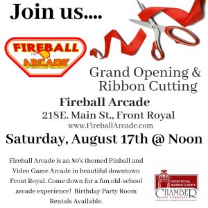 Fireball Arcade Grand Opening @ Fireball Arcade