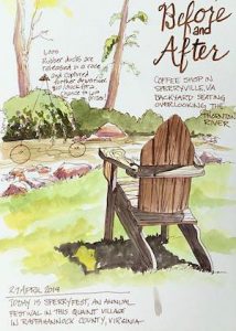 Urban Sketching: Postcards @ Art in the Valley