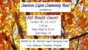 Fall Benefit Concert @ Boggs Chapel