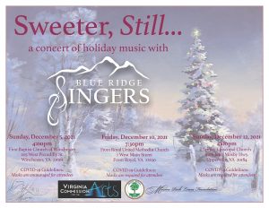 Sweeter, Still… Holiday Concert @ Front Royal United Methodist Church