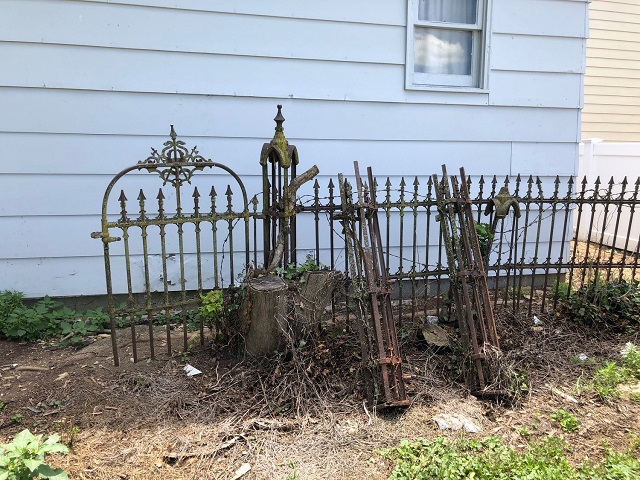 Fence by a Lake Photo JPEG Iron Fence 2 Fence Photo Scroll Fence Wrought Iron Fence Photo Digital Download