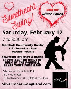Sweetheart Swing with the Silver Tones! @ Marshall Community Center