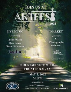 Artfest Spring 2022 @ Mountain View Music