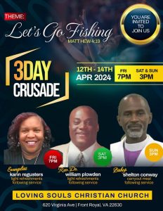3-Day Church Crusade @ Loving Souls Christian Church